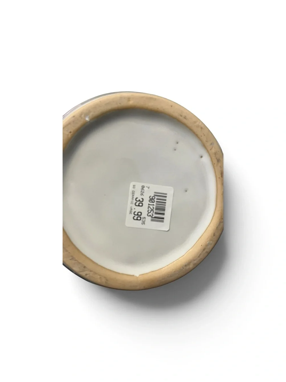 Cracker Barrel Ceramic Bird Bowl in Cream and Tan Glaze